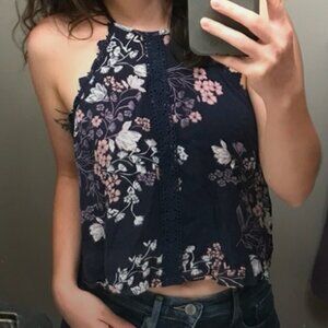 Floral Sleeveless Kendall & Kylie Top